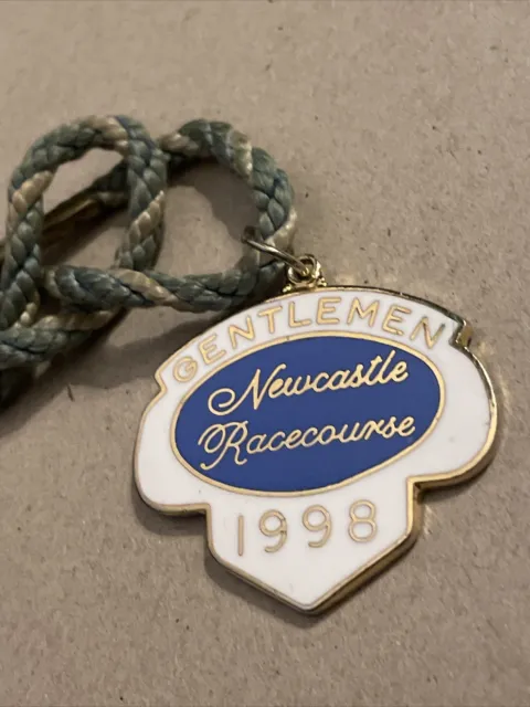Metal Members Horse Racing Badge Newcastle 1998