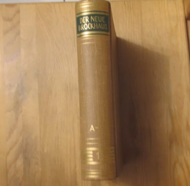 der Neue Brockhaus - Allbuch in fünf Bänden Erster Band A-D  1958