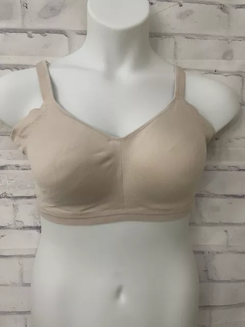 Olga Easy Does It Wire Free Bra  Beige  Womens Size XXL  GM3911A Comfort