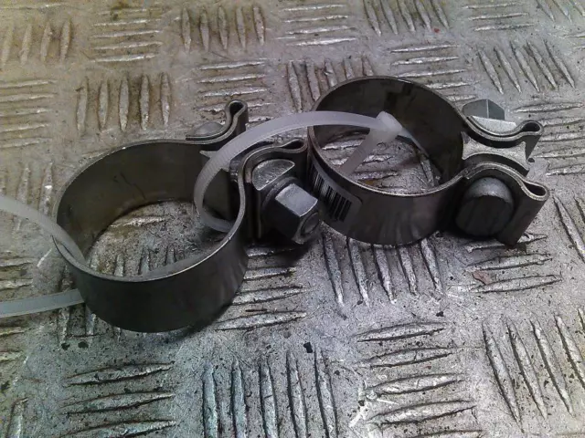 Pair Of Exhaust Clamps 2" Outside Diameter