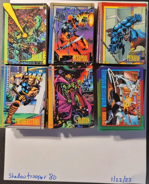 1993 Impel Marvel Universe Series 4 Individual Cards, Pick Your Cards!