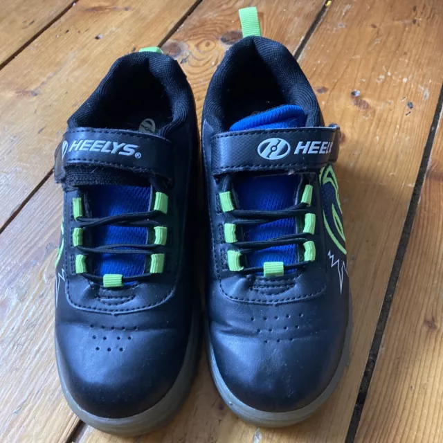Heeleys - Black / Neon Shoes with Wheels Size Uk 2 - Eur 34 2