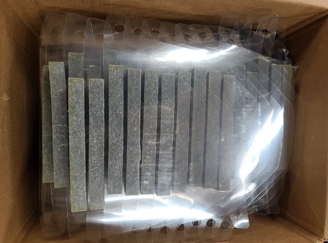 NOB Face Shields assembly RPB saftey  100 Pack , Elastic Strap & Foam Cushions