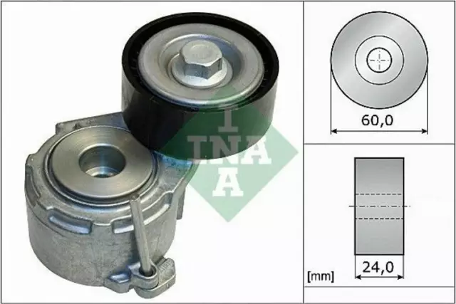 INA Tendeur courroie trapézoïdale à nervures 534 0111 20 pour CITROËN C4 I (LC)