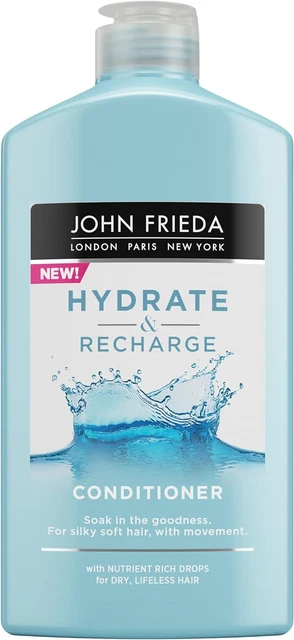 John Frieda Hydrate & Recharge Conditioner 250ml, Feuchtigkeitscreme für
