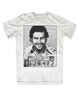 Maglietta Pablo Escobar Mugshot King of Coca-Cola, cocaina, don pablo, piatto o piombo, droga