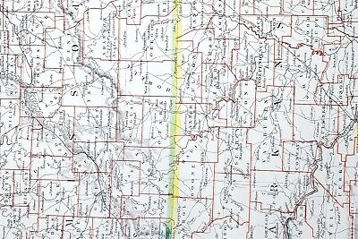 1882 Letts Map Eastern United States Missouri Kentucky Tennessee Mississippi 3