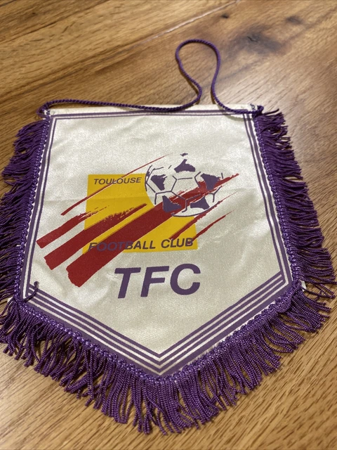 ASM Muret Toulouse rare fanion vintage football pennant TFC ASM Muret Toulouse rare fanion vintage football pennant TFC