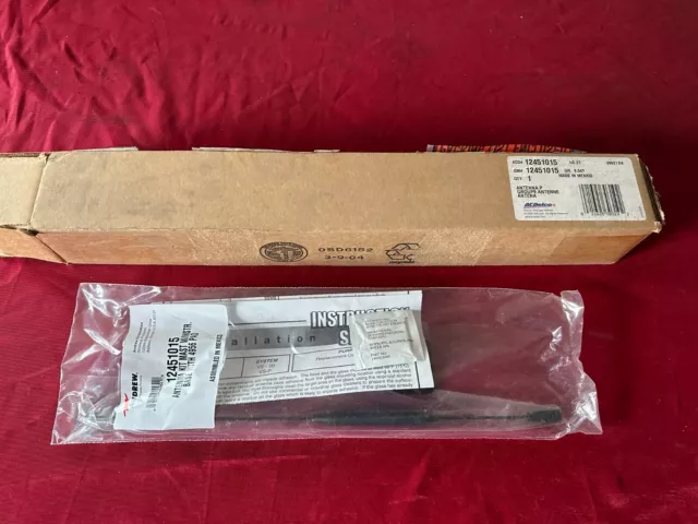 Nos New 2000-2005 Buick Pontiac Antenna Gm 12451015