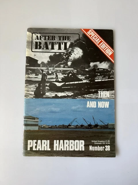 Write Back Number PEARL HARBOR THEN and now number 28 vintage history book cover magazine ...