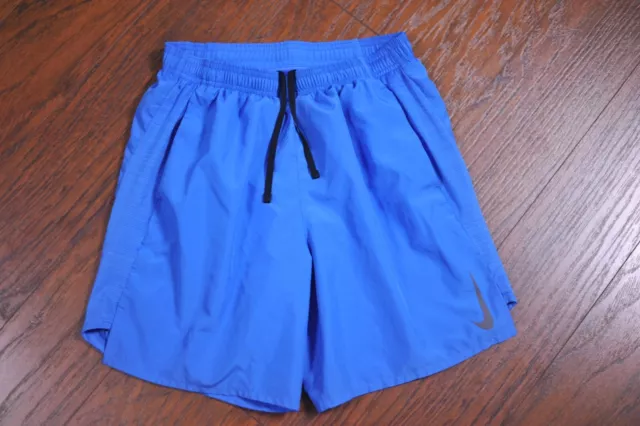 Nike Dri-Fit 6" Lined Run Shorts Blue Men's Small S