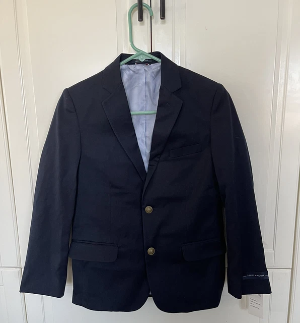 Tommy Hilfiger Boys Blazer Jacket Blue Youth 12