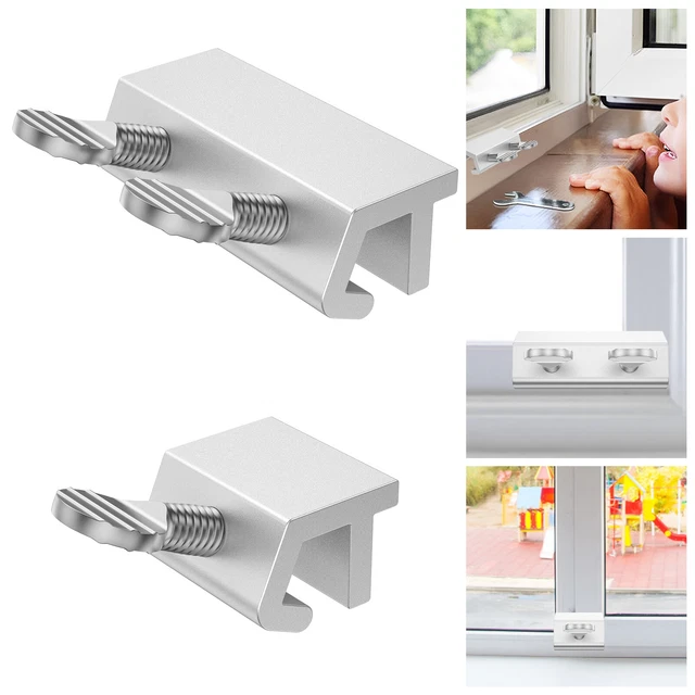 12Pcs Sliding Window Locks Aluminum Alloy Child Proof Security Lock DrVgi