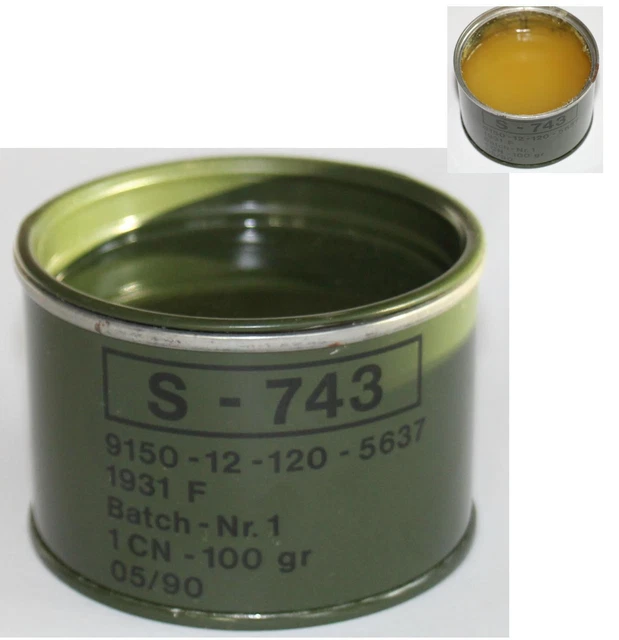 ORIGINAL BUNDESWEHR PETROLEUM jelly grease 100 ml technical petroleum