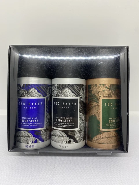 Ted baker mens brockley clearance body spray trio gift set