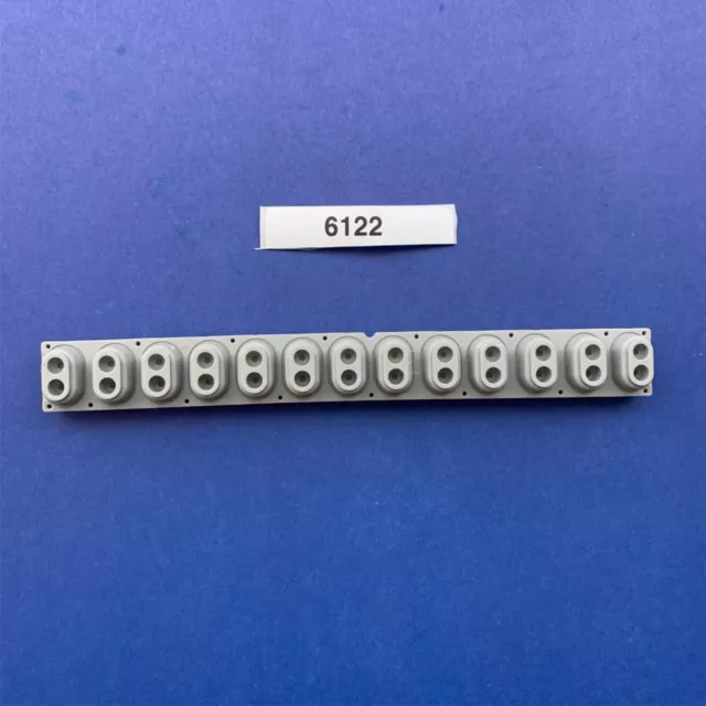 CASIO LK-230 LK-240 Lighting Keyboard Used Part: 13 Keys Rubber Contact Strip