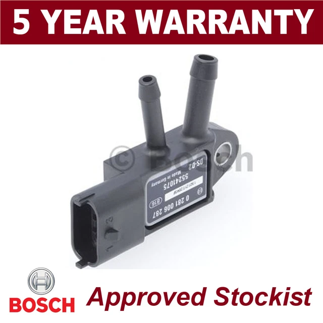 BOSCH DPF EXHAUST Pressure Sensor Diesel Particulate Filter MAP