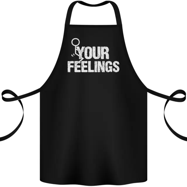 F#ck Your Feelings Funny Offensive Rude Cotton Apron 100% Organic