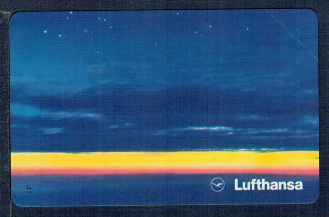 Gian - Card Telefonbuch Prp Golden 229 " Lufthansa Cielo " Neu Perfect