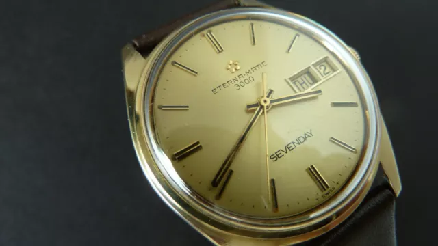ETERNA MATIC 3000 Men s automatic watch RARE 380.00 PicClick