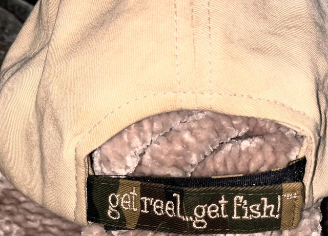Get Reel Fish Cap Hat Bad To The Bone Camo  Adjustable Hook Loop 3