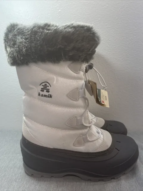 KAMIK WOMEN'S MOMENTUM 2 WATERPROOF WARM SNOW BOOTS SZ 6 White NK2178