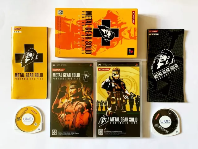 PSP Metal Gear Solid Portable Ops Plus Deluxe Pack Sony Action GAME JAPAN JP