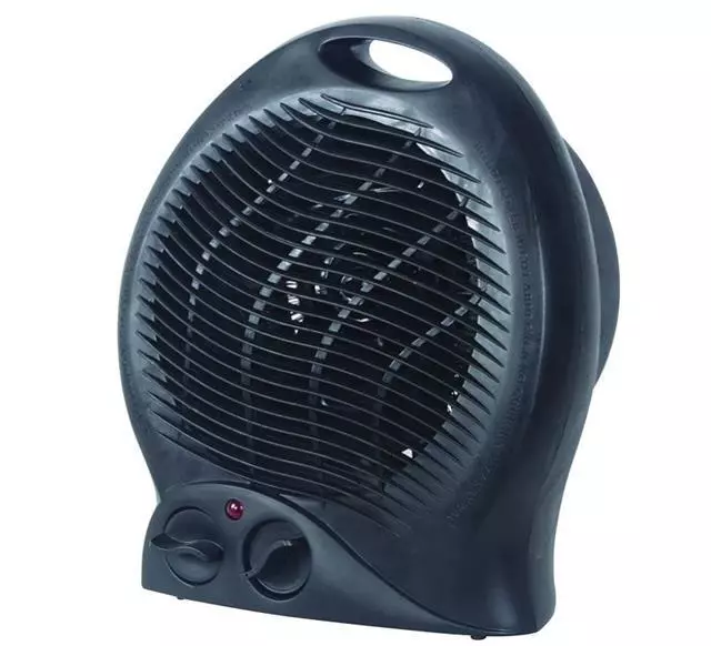 Kingavon Electrical 2KW Upright Fan Heater - Black