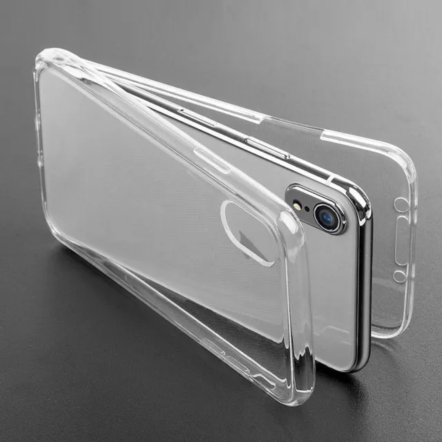 Shockproof 360° Luxury Protective smart Clear Case For Apple iPhone e XS MAX XR