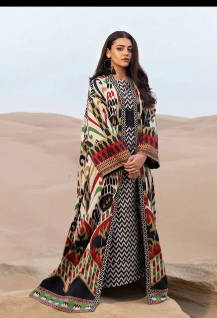 Tuta originale ZAFFIRO designer pakistano non cucita