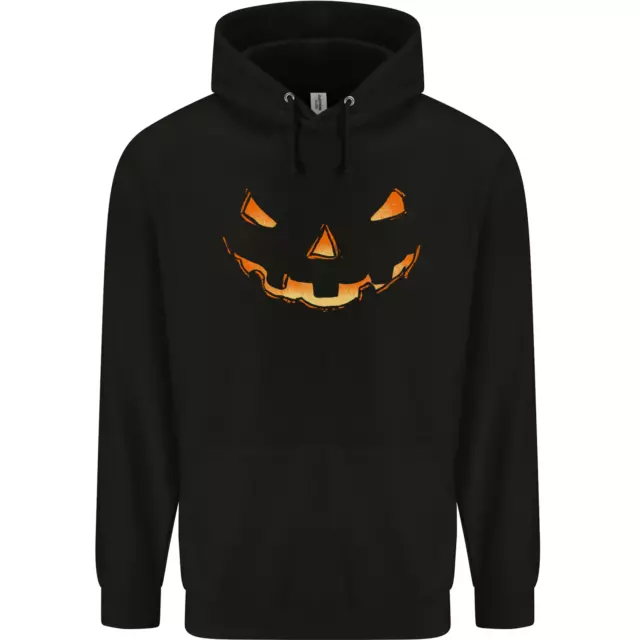 Halloween Pumpkin Face Funny Scary Childrens Kids Hoodie