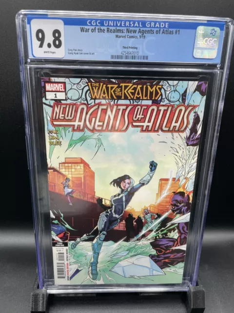 WAR OF THE REALMS: NEW AGENTS OF ATLAS #1 CGC 9.8 3rd Printing  2019