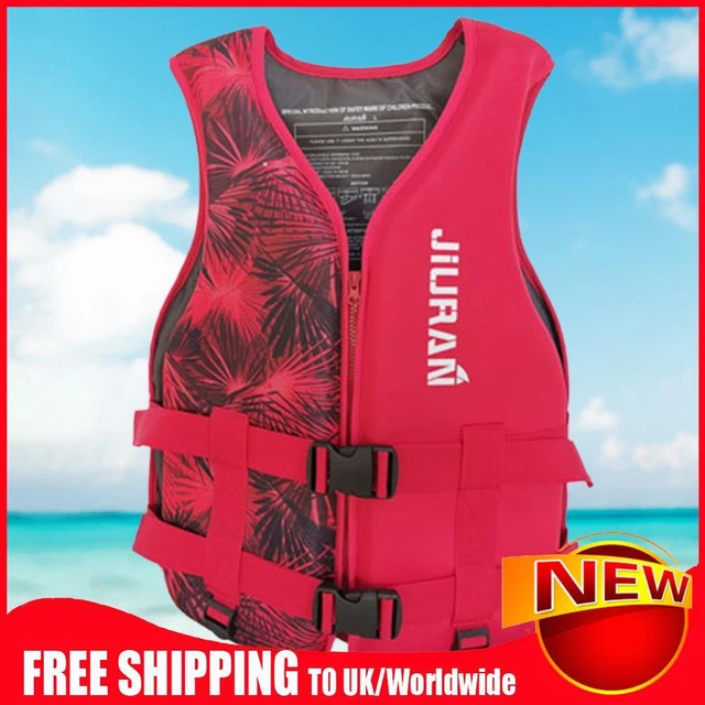 Adjustable Life Jacket Neoprene Soft Safe Buoyancy Vest for Swimming Sea Fishing