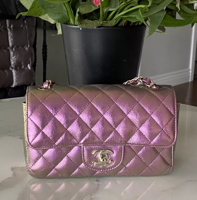 Chanel purple deals iridescent bag