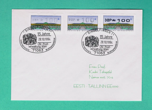 ATM-Sonderdrucker/SVK Klüssendorf & Nagler & Nadeldruck FDC International Post