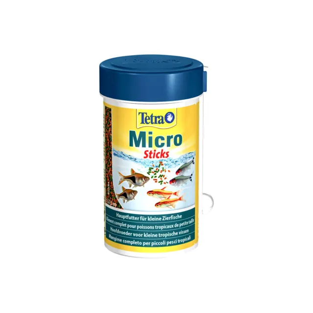 TETRA Micro Sticks galleggianti Mangime completo per Pesci Tropicali 100 ml