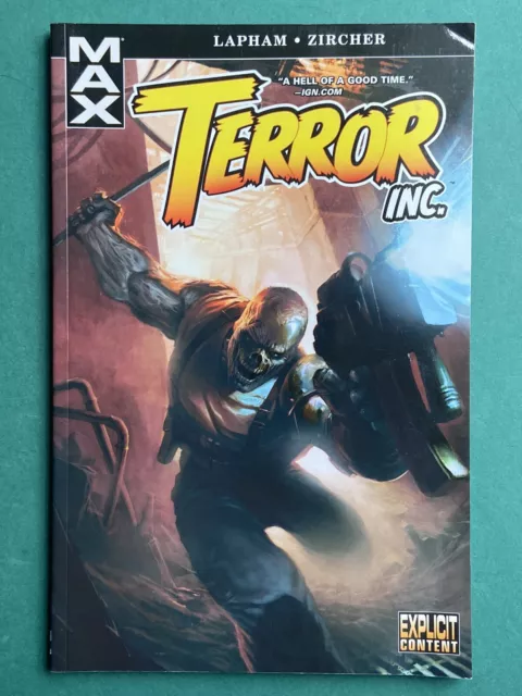 Terror Inc. TPB VF (Marvel MAX 2008) Graphic Novel Latham, Zircher