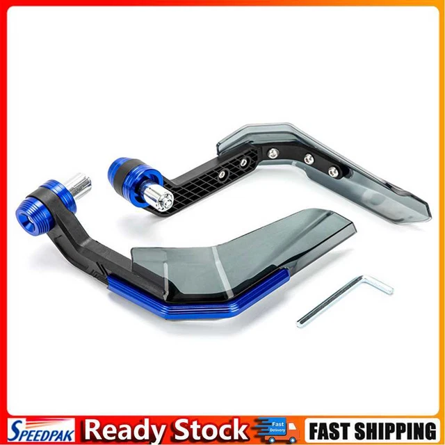 2pcs Motorcycle Hand Guard Protector Motor Part Windshield Handguard (Blue)