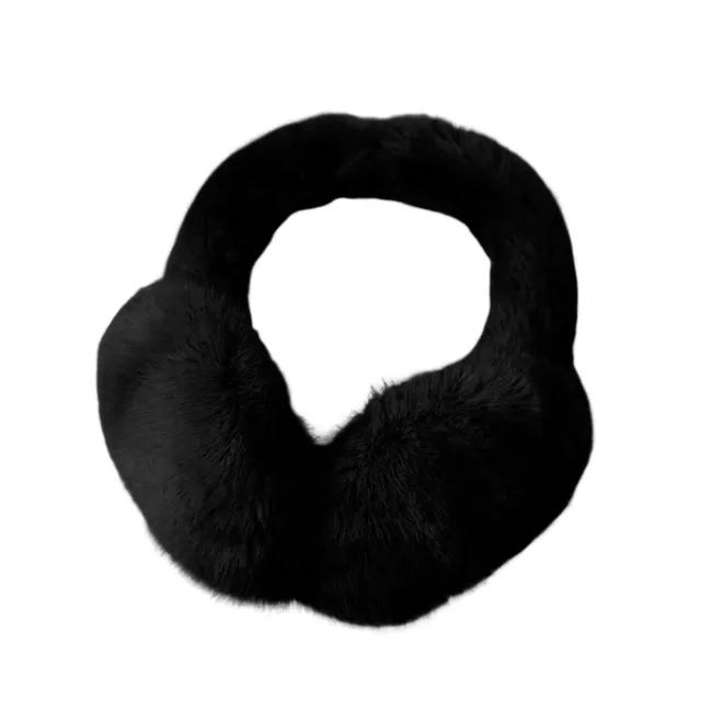 Winter Earmuffs Solid Color Cold Resistant Unisex Solid Color Plush Earflap Warm