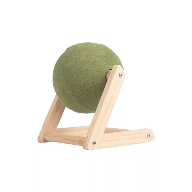 Catnip Floor Ball Toy, Cat Mint Ball, Rotatable Catnip Roller Ball Floor Mount