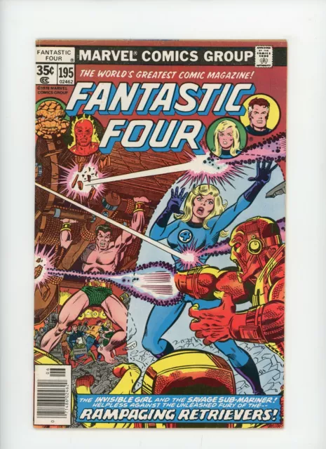 FANTASTIC FOUR #195 | Marvel | June 1978 | Vol 1 | Sub-Mariner Appearance