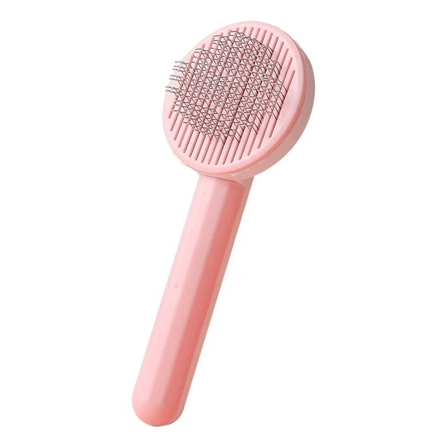 Pet Hair Remover Dog Cat Comb Grooming Massage Deshedding Self Cleaning Brush 8