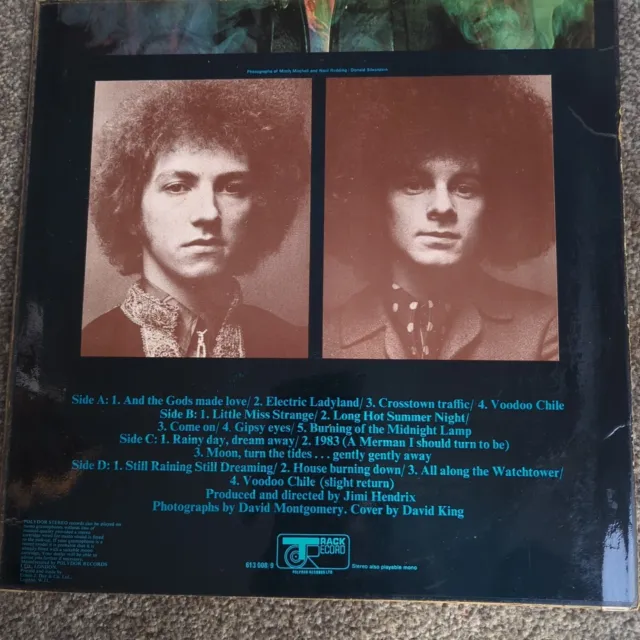 Jimi Hendrix Experience - Electric Ladyland Uk  Lp Ghost Version Track 613008/9