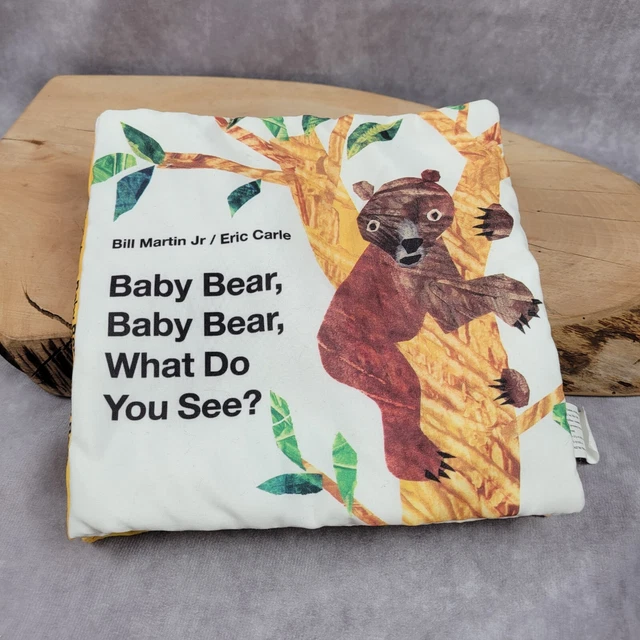 ERIC CARLE BABY Bear Baby Bear What Do You See Cloth Book Soft Bill ...