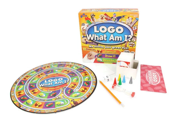 LOGO WHAT AM I? Board Game - Drumond Park 2012 Complete £7.50 - PicClick UK