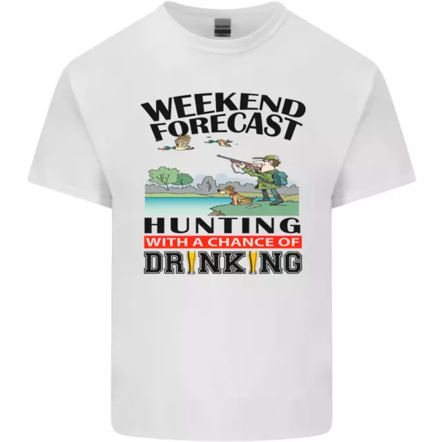 Hunting Weekend Alcohol Beer Funny Hunter Mens Cotton T-Shirt Tee Top