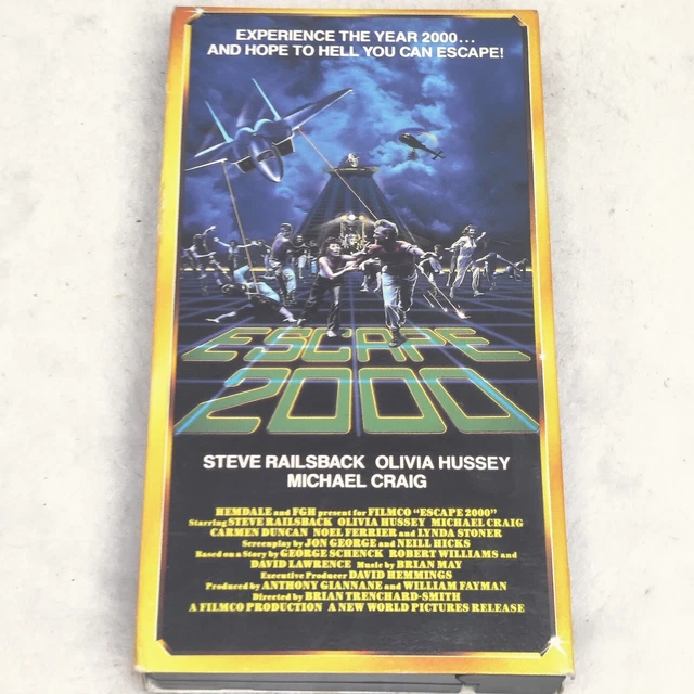 ESCAPE 2000 AKA Turkey Shoot VHS 1983 Action Escape Cult Sci Fi Embassy