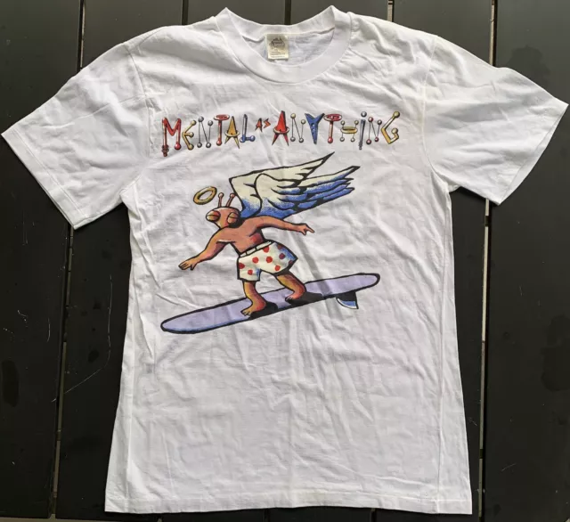 MENTAL AS ANYTHING~original 1987 Reg Mombassa design T-shirt~never worn~Mambo