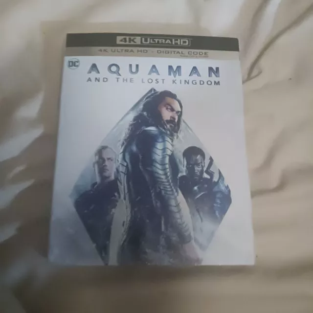 -NEW- Aquaman and the Lost Kingdom (4K Ultra HD, w/Slipcover, Digital)