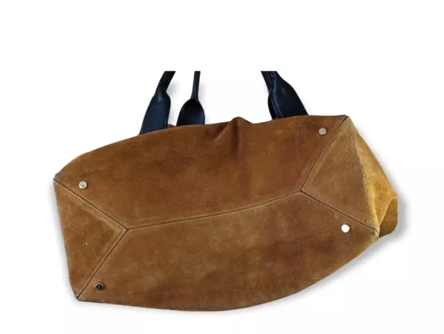 LANVIN Cabas Large suede tote Hand Bag MRP 1750 3